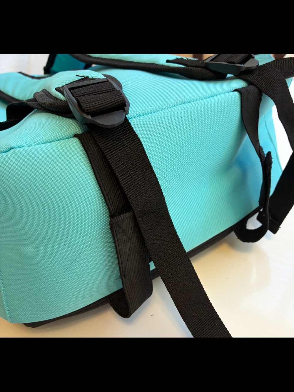 Disney Teal Kids Backpack with Mickey Mouse plus a Matt and Multicolor Stripes - Picture 3 of 6